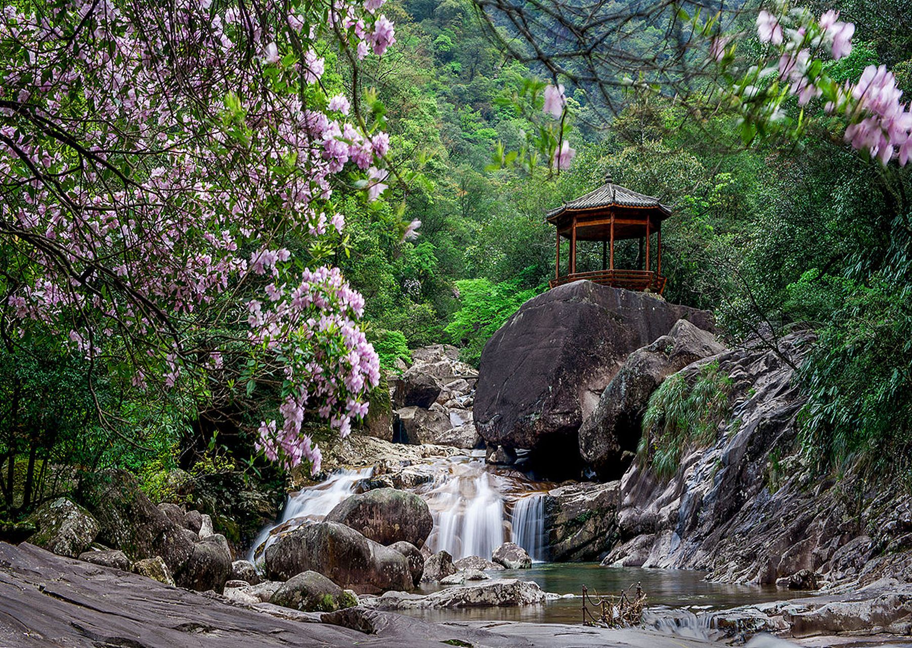 白云山桃花澗