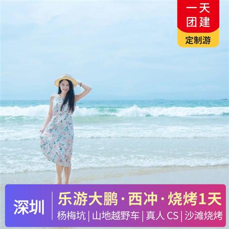 樂游大鵬|楊梅坑山地越野車、戶外真人 CS、 西涌、沙灘燒烤一日游品質純玩，專屬定制，行程可根據你的需求修改調整