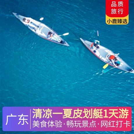 清涼一夏皮劃艇1天游<深圳出發(fā)>尋味《齊齊撈起手撕雞宴》，暢玩夏日劃水計劃，戲水皮劃艇
