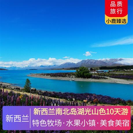 新西蘭南北島湖光山色10天游在參天的紅杉林中休閑徒步，在天然氧吧中感受這片森林的壯觀